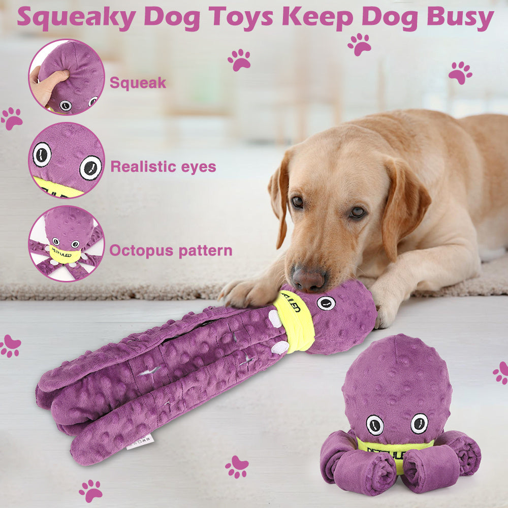 Jouet Snuffle Poulpe pour Chien – Puzzle Interactif & Distributeur de Friandises