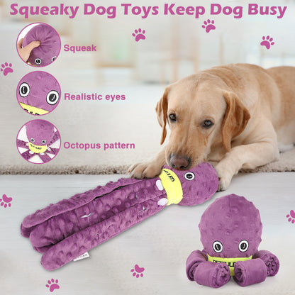 Jouet Snuffle Poulpe pour Chien – Puzzle Interactif & Distributeur de Friandises