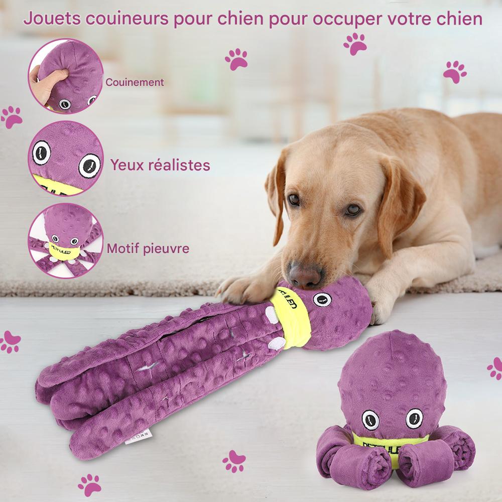 Jouet Snuffle Poulpe pour Chien – Puzzle Interactif & Distributeur de Friandises