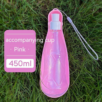 Gourde Pliable Portable pour Chiens – 450/550ml, Hydratation en Extérieur