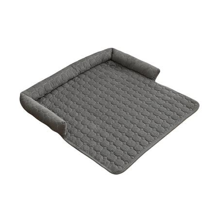 Tapis Douillet en Velours Côtelé avec Oreiller – Confort Ultime pour Chiens & Chats