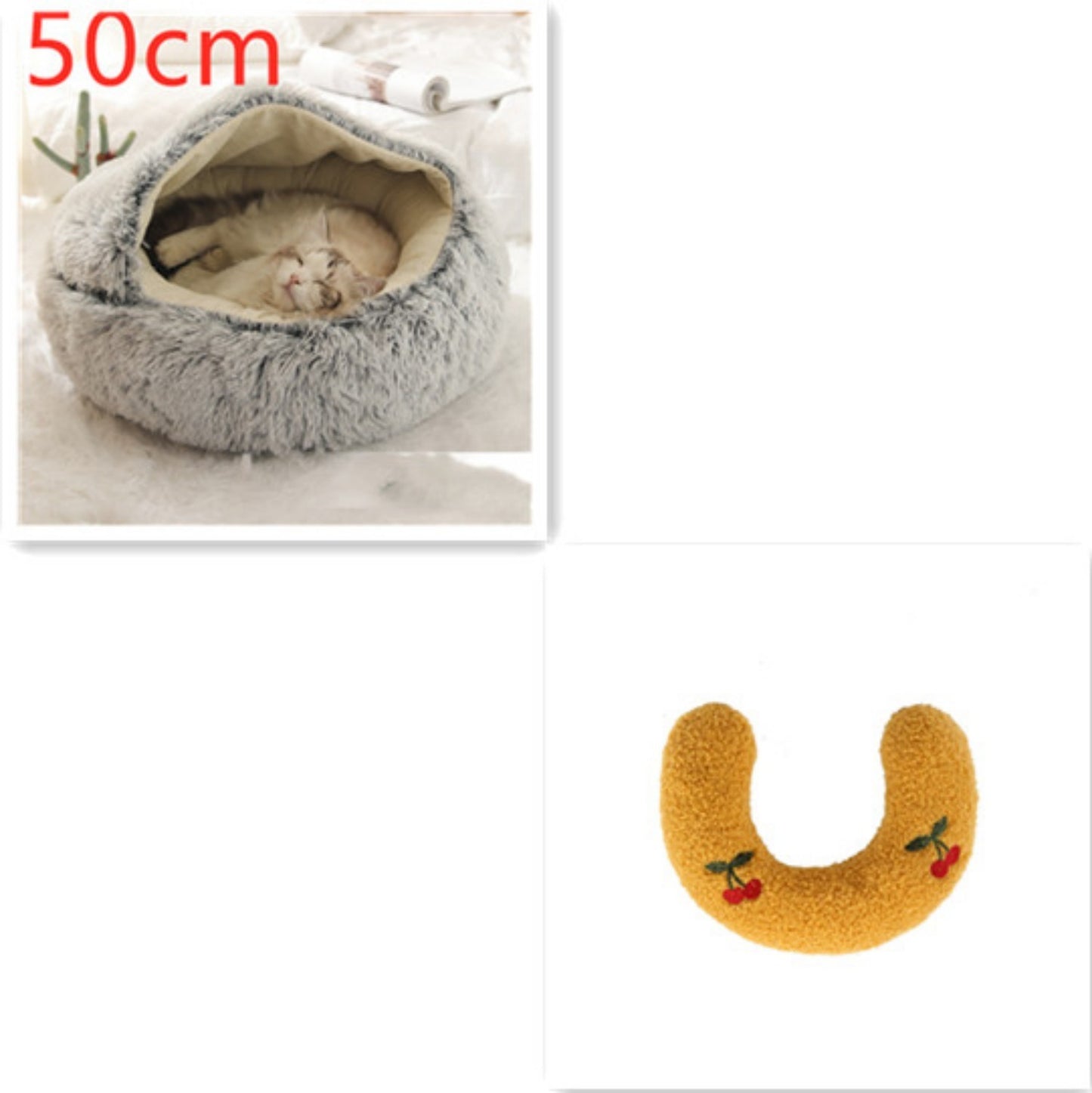Panier Cozy Cocoon pour Chiens & Chats – Le Nid Apaisant & Douillet