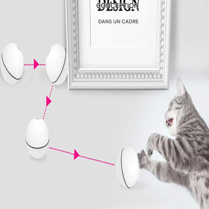 Balle Interactive LED & Laser pour Chats – Jeu, Chasse & Énergie Illimitée