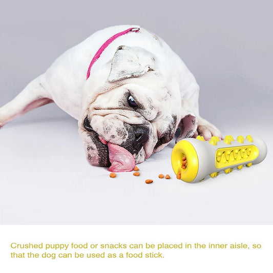 Jouet à Mâcher Résistant pour Chien – Brosse à Dents 360° avec Couinement | Anti-Destruction & Nettoyage Dentaire