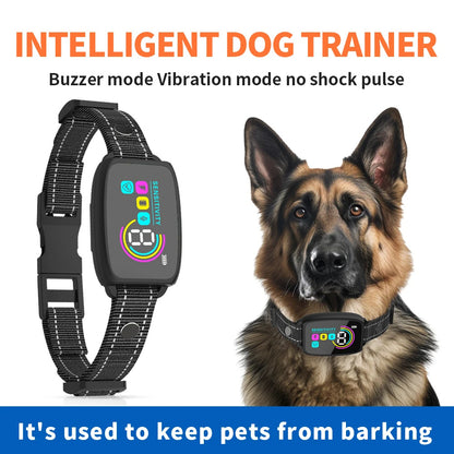 Collier Anti-Aboiement Intelligent pour Chien – Rechargeable, HD Display & Étanche IP67