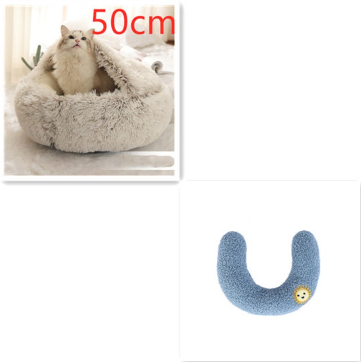 Panier Cozy Cocoon pour Chiens & Chats – Le Nid Apaisant & Douillet