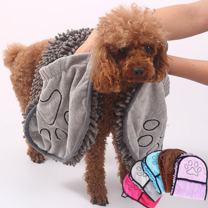 Serviette Super Absorbante pour Chiens & Chats – Microfibre à Séchage Rapide