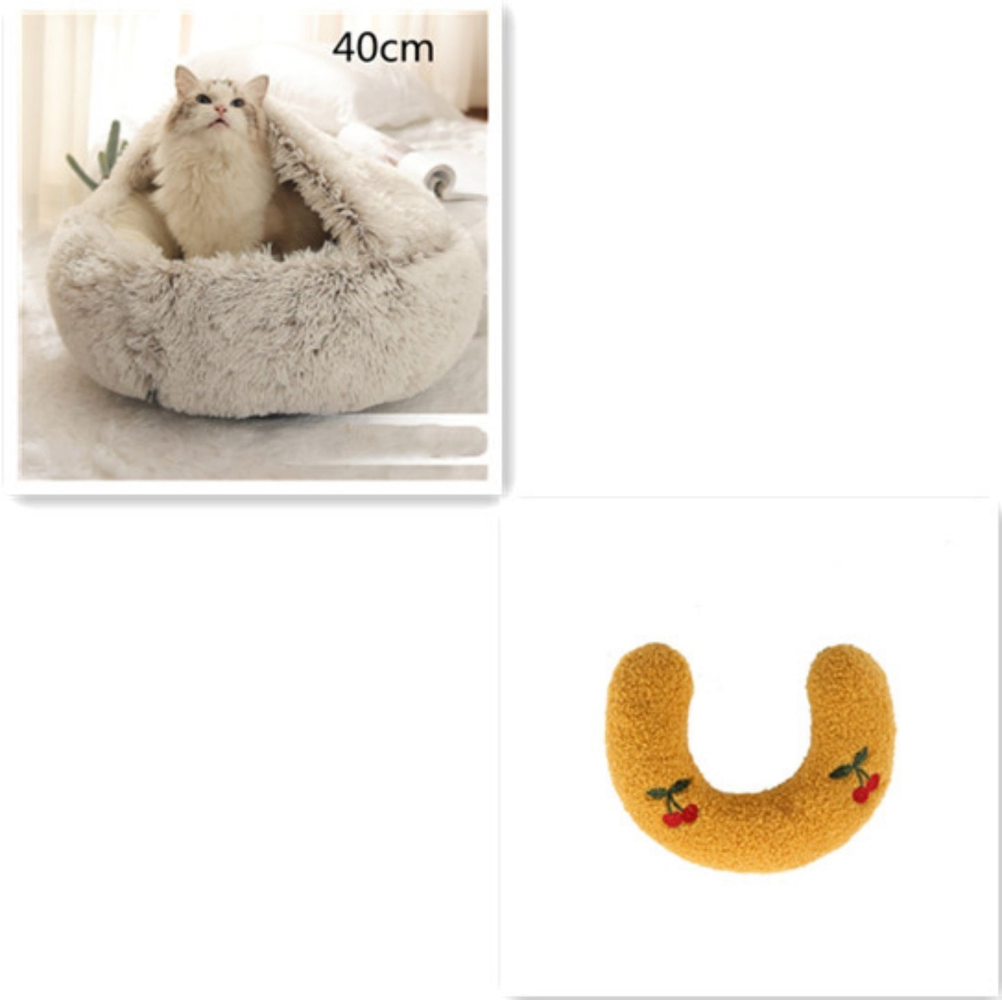 Panier Cozy Cocoon pour Chiens & Chats – Le Nid Apaisant & Douillet