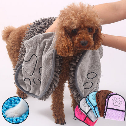 Serviette Super Absorbante pour Chiens & Chats – Microfibre à Séchage Rapide