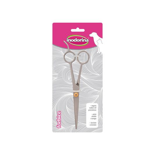 Pet Scissors Inodorina Steel 17 cm Grey-0