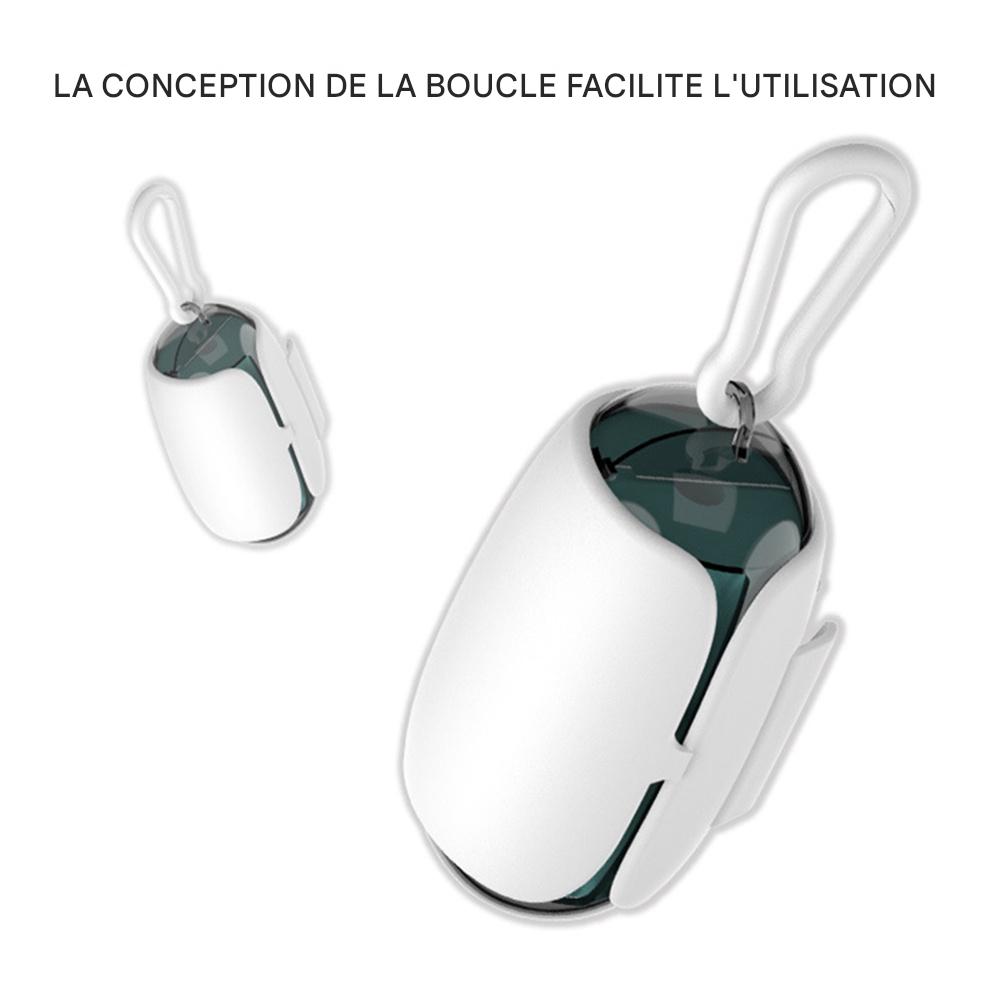 Distributeur de Sacs à Crottes pour Chien – Capsule Spatiale avec Attache à Laisse