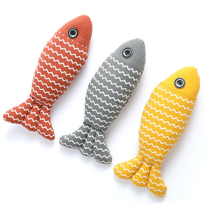 Jouets à l’Herbe à Chat – Set de 3 Poissons interactifs pour Chats & Chatons