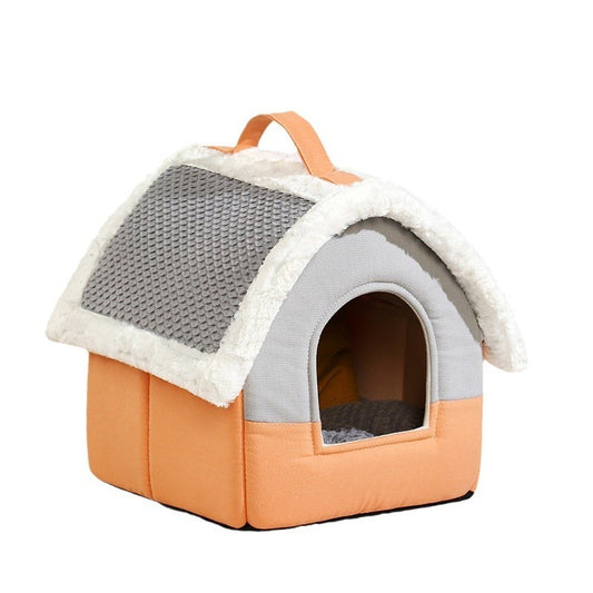 Maison Pliable d’Hiver pour Chiens & Chats – Nid Chaud et Pratique