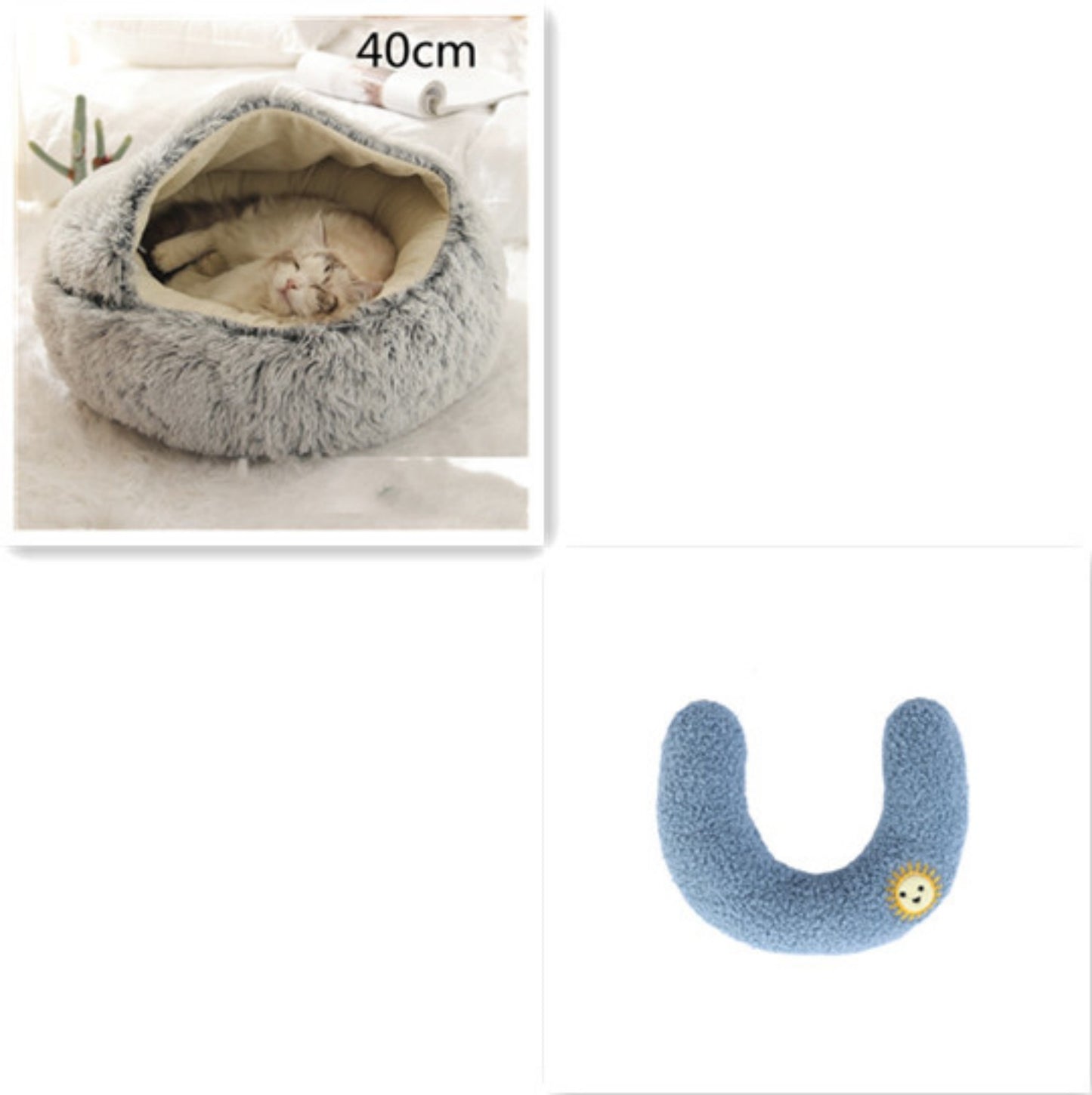 Panier Cozy Cocoon pour Chiens & Chats – Le Nid Apaisant & Douillet