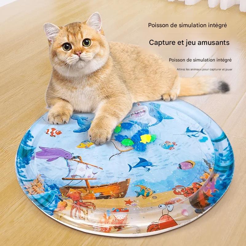 Tapis Rafraîchissant d’Été pour Chiens & Chats – Lit à Eau Fraîche Anti-Chaleur