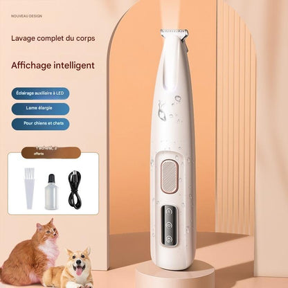 Tondeuse à Pattes pour Chiens & Chats avec Lumière LED – Étanche & Rechargeable