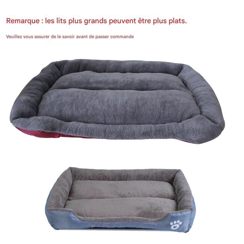 Lit Douillet en Forme de Patte – S à 3XL – 9 Couleurs