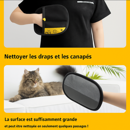 Gant Portable Anti-Poils pour Animaux – Toilettage & Nettoyage Maison