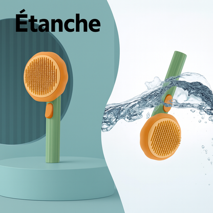 Pet Pumpkin Brush – Brosse Autonettoyante pour Chiens, Chats & Petits Animaux