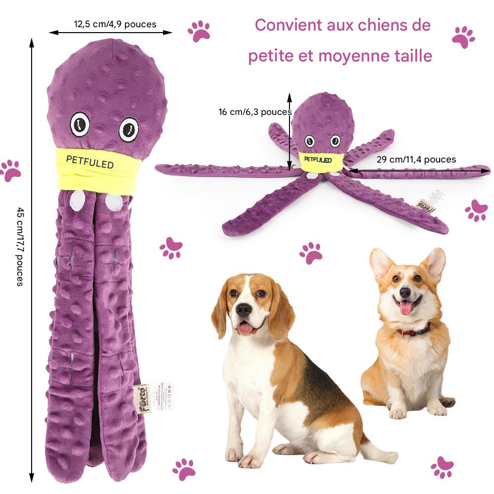 Jouet Snuffle Poulpe pour Chien – Puzzle Interactif & Distributeur de Friandises