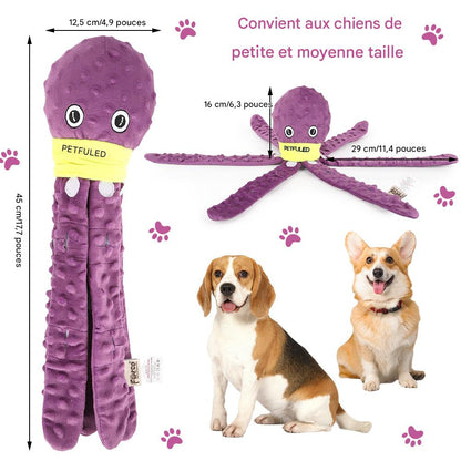 Jouet Snuffle Poulpe pour Chien – Puzzle Interactif & Distributeur de Friandises