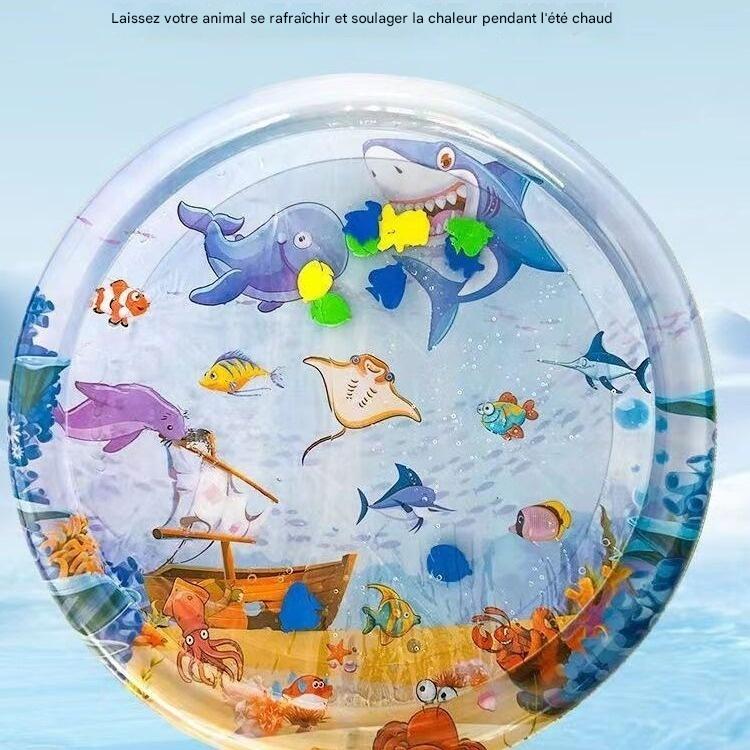 Tapis Rafraîchissant d’Été pour Chiens & Chats – Lit à Eau Fraîche Anti-Chaleur