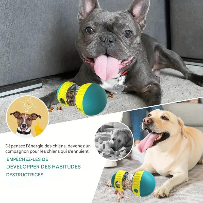 Jouet Distributeur de Friandises Ajustable pour Chien – Puzzle Interactif & Slow Feeder Anti-Ennui