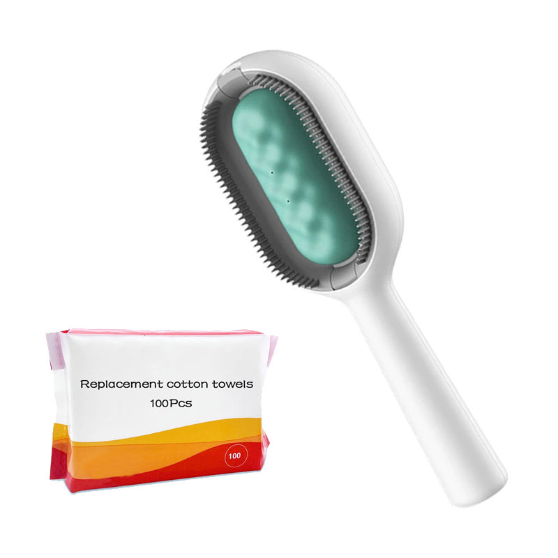 Brosse 4-en-1 pour Chat & Chien – Brosse avec Réservoir d’Eau & Peigne Anti-Poils