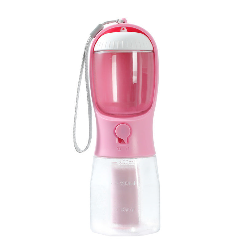 Gourde Multifonction 3-en-1 pour Animaux – Eau, Nourriture & Sacs à Déchets