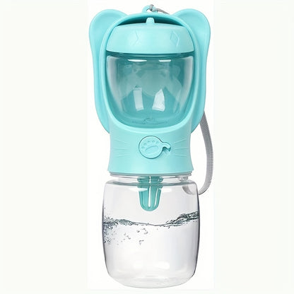 Gourde 2-en-1 pour Chien – Distributeur d’Eau & Nourriture Étanche Portable