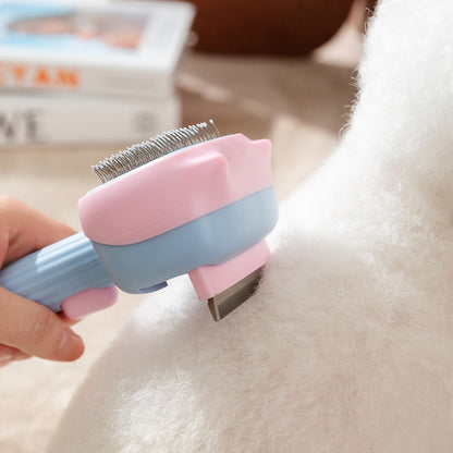 Brosse de Toilettage Anti-Poils 2-en-1 pour Chiens & Chats – Réduit la Perte Jusqu’à 95%