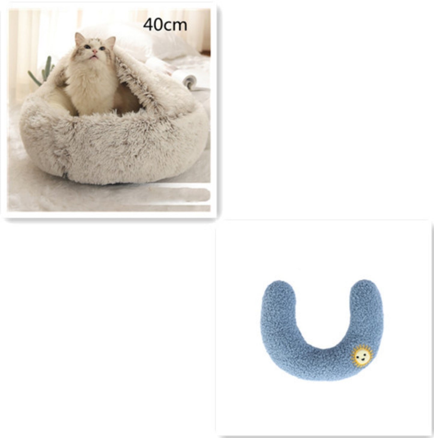 Panier Cozy Cocoon pour Chiens & Chats – Le Nid Apaisant & Douillet