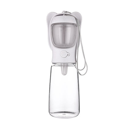 Gourde 2-en-1 pour Chien – Distributeur d’Eau & Nourriture Étanche Portable