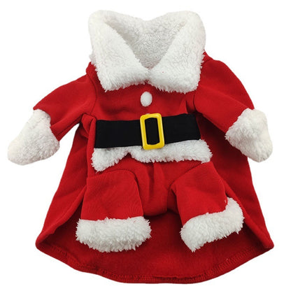 Costume de Noël pour Petit Chien – Tenue Festive avec Chapeau