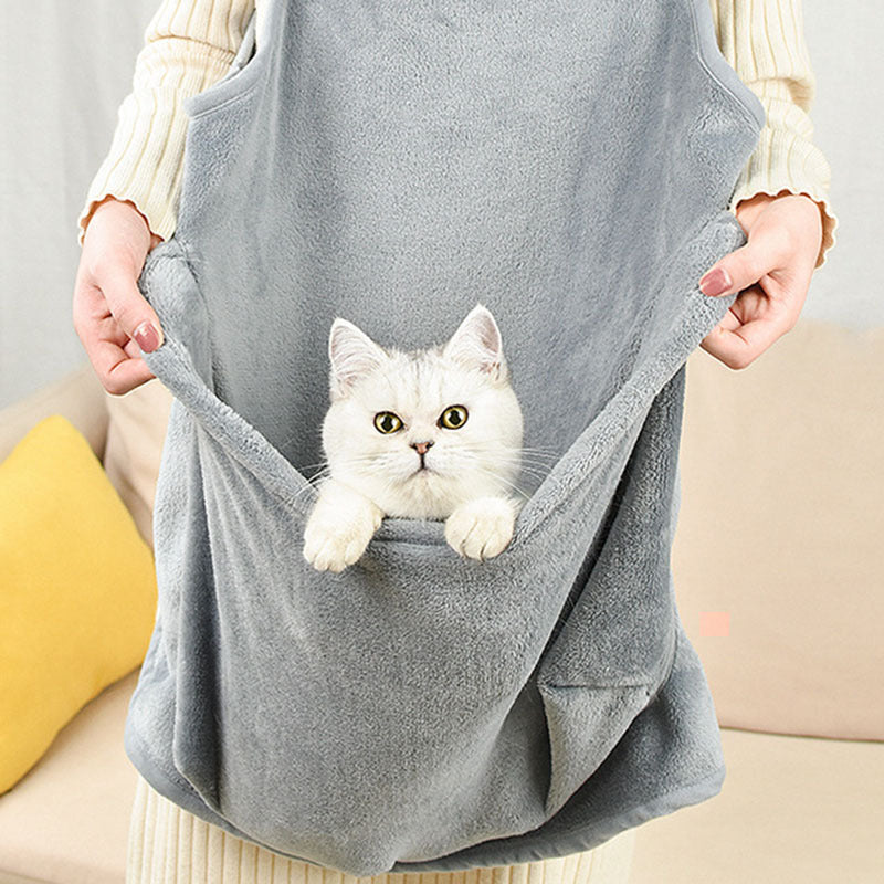 Tablier Doux Anti-Griffures pour Chats et Petits Chiens – Touch The Cat Clothes