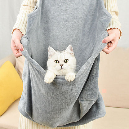 Tablier Doux Anti-Griffures pour Chats et Petits Chiens – Touch The Cat Clothes