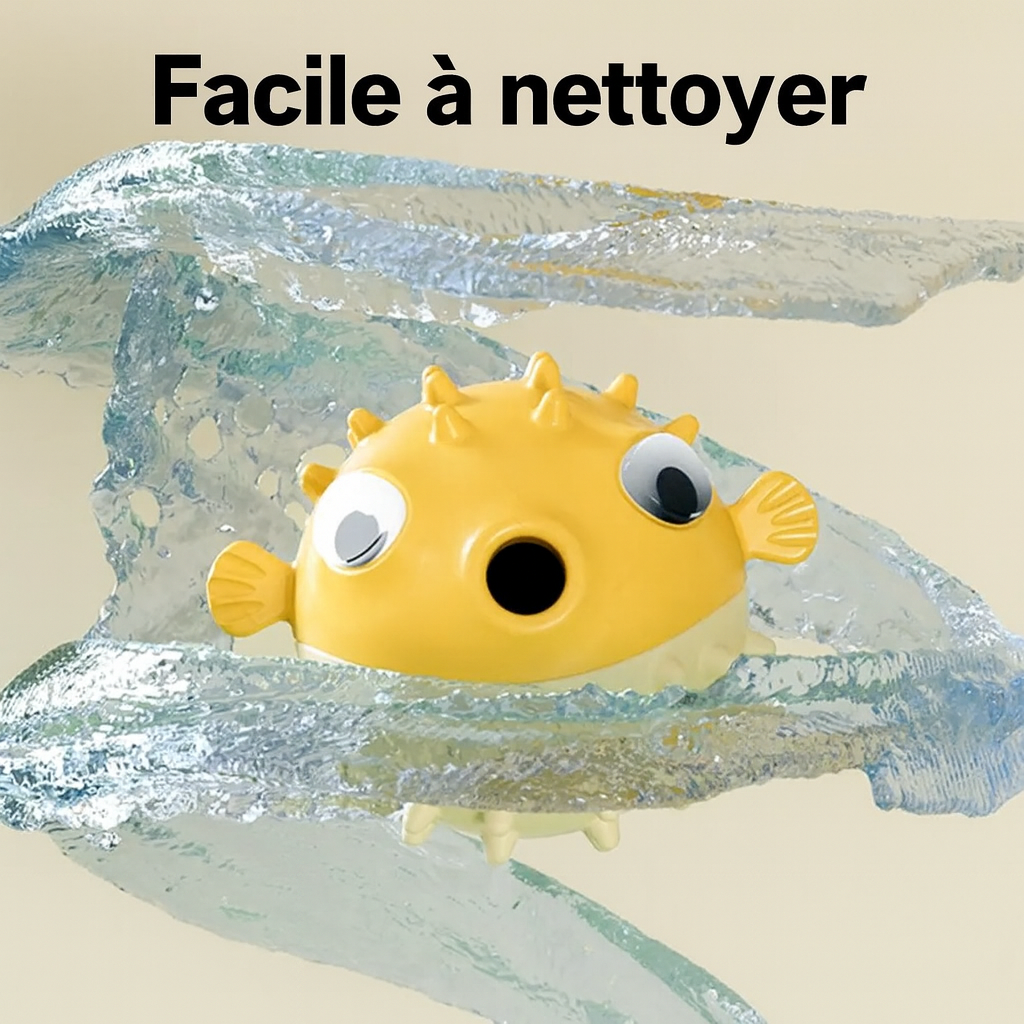 Jouet à Mâcher Poisson pour Chien – Squeaky Résistant & Nettoyant Dents