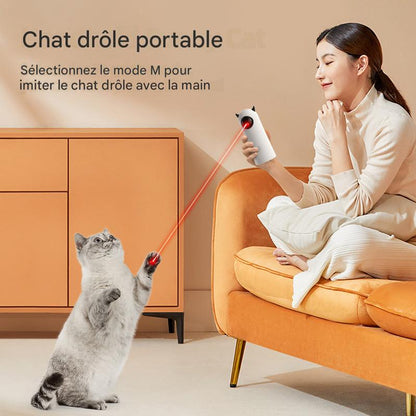 Jouet Interactif Automatique pour Chat – Teaser à Détection Infrarouge