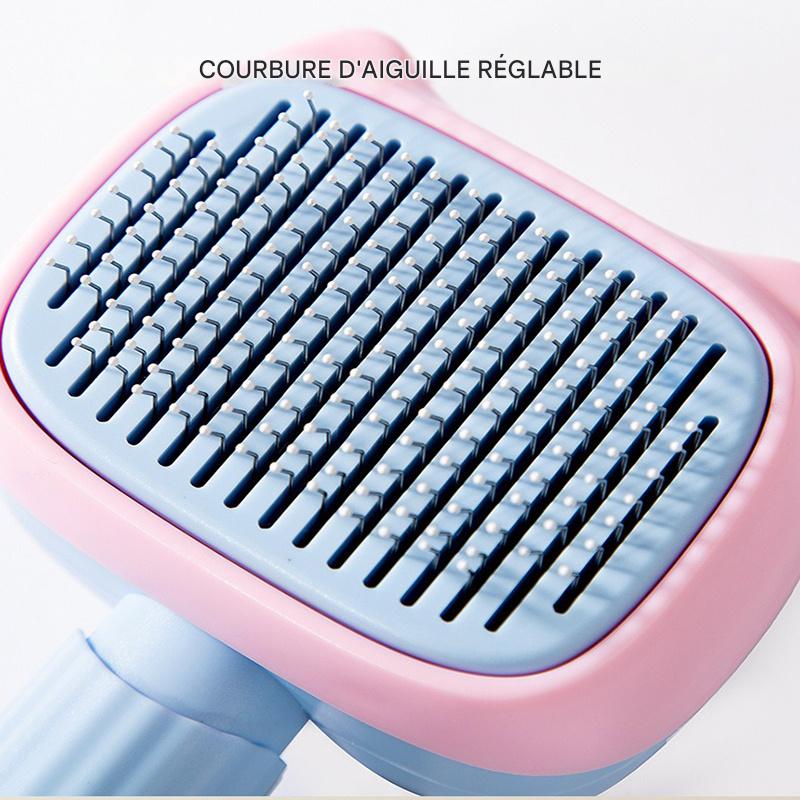 Brosse de Toilettage Anti-Poils 2-en-1 pour Chiens & Chats – Réduit la Perte Jusqu’à 95%