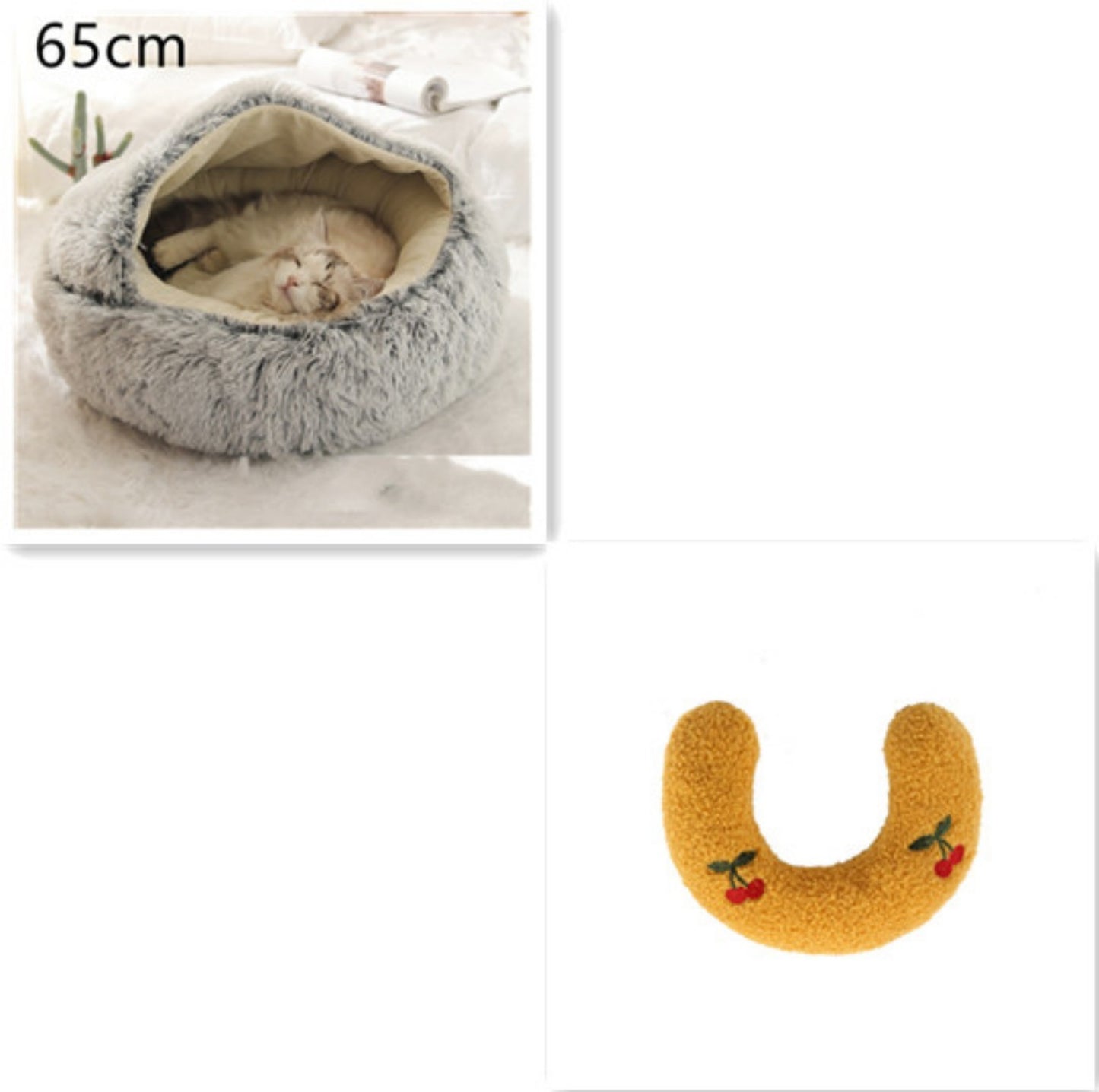 Panier Cozy Cocoon pour Chiens & Chats – Le Nid Apaisant & Douillet