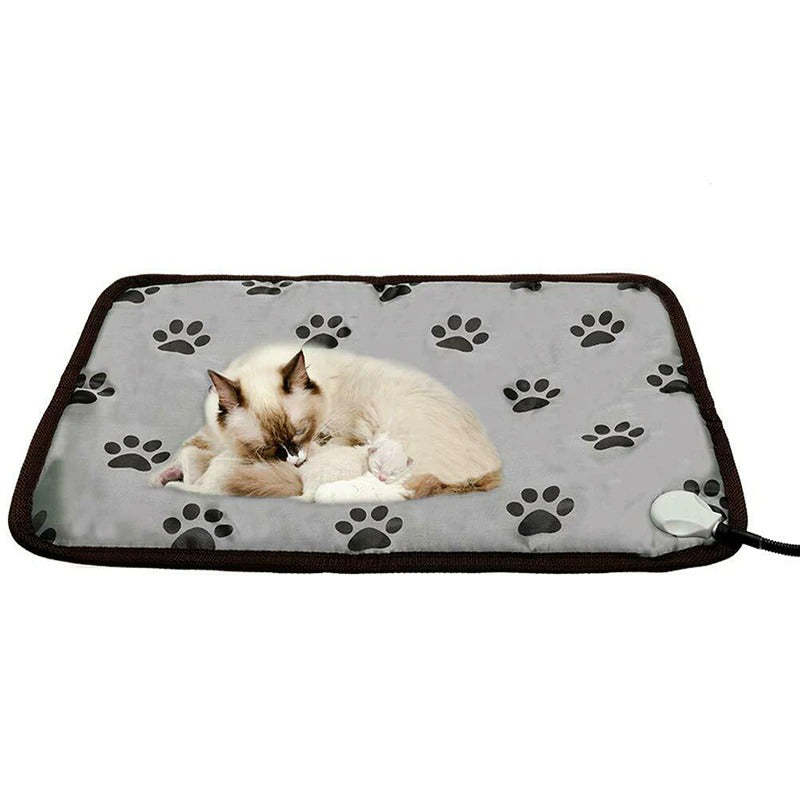 Tapis Chauffant Électrique pour Chien & Chat – Sécurité Anti-Morsure & Chaleur Réglable
