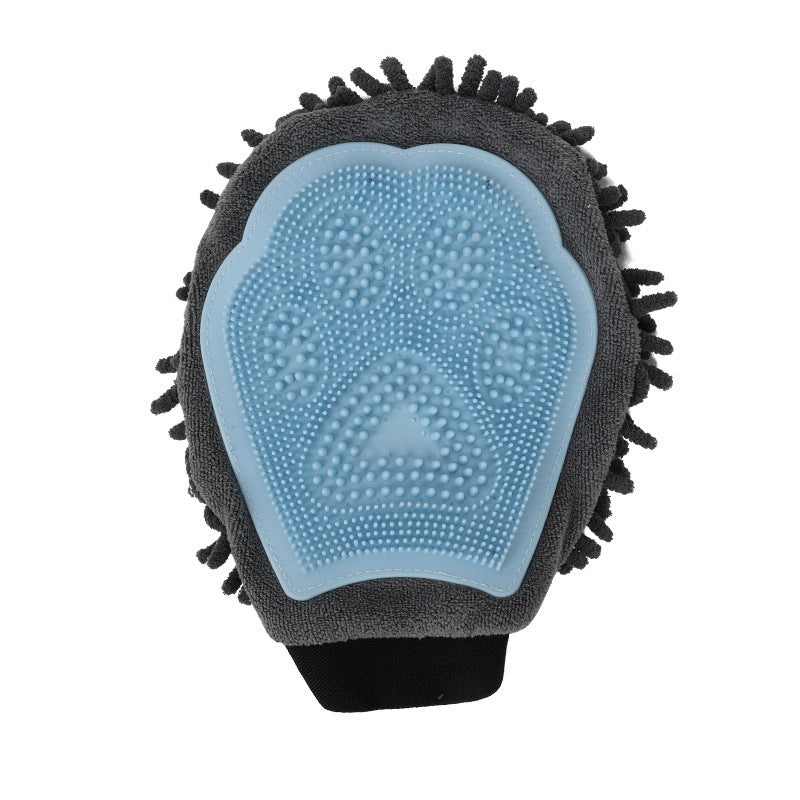 Gant Brosse de Bain 2-en-1 pour Chiens & Chats – Massage, Toilettage & Séchage