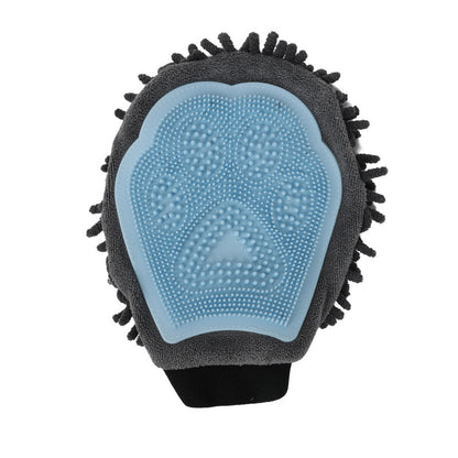 Gant Brosse de Bain 2-en-1 pour Chiens & Chats – Massage, Toilettage & Séchage