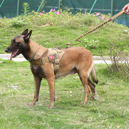 Military Tactical Dog Harness Patrol K9 Working Pet-0