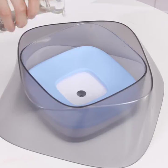 Diamond pet floating bowl detachable